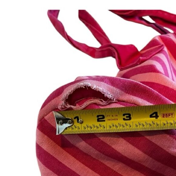 Victoria's Secret | Icon Pink Stripe Weekender Large Duffle Bag RARE - Picture 6 of 9